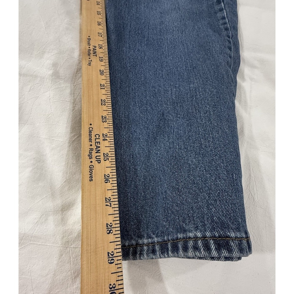 Y2K Levi's 550 Relaxed Fit 34x30(32x29)  Stone Washed Denim Tapered 2009 - Picture 7 of 16